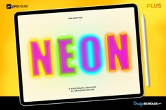 Neon Brushes for Procreate Product Image 1