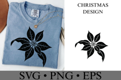 Christmas Flower Svg | Christmas svg | Shirt Svg Product Image 2
