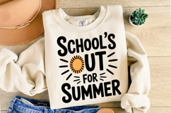 School&#039;s out for summer svg | Summer Svg | Shirt Svg Product Image 2