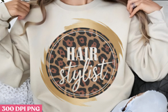 Hair Hustler PNG, Hair Stylist Sublimation PNG Product Image 1