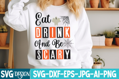 Eat Drink And be Scary SVG Cut File,Eat Drink And be Scary Product Image 2