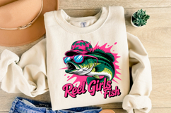 Reel Girls Fish Svg | Svg Files for Cricut | Shirt Svg Product Image 1