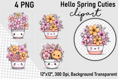 Hello spring cuties clipart Product Image 1