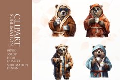 Grumpy bear clipart sublimation png Product Image 1