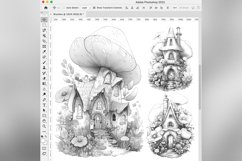 57 Procreate Blooming Fairy Homes Stamp Brushes Product Image 9