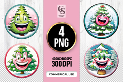 Happy Tree clipart sublimation png Product Image 1