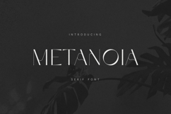 Metanoia Elegant Futuristic Serif Font Product Image 1