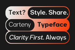 Carteny - Geometric Sans Family Product Image 2