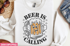 Beer is calling PNG, Funny Beer Quotes Sublimation PNG Product Image 2