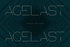 Agelast Modern Futuristic Display Font Product Image 1