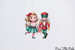 Cute Nutcracker Watercolor Clipart Bundle PNG Product Image 2