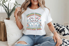 Shake your Cotton Tail PNG Sublimation | Happy Easter Day PN Product Image 1