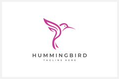 Hummingbird Logo Design Vector Illustration Product Image 1