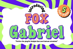 Fox Gabriel : 5 Font Styles Product Image 1