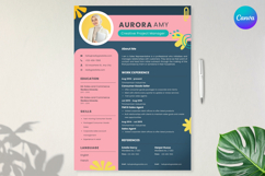 40 Creative Feminine Resume - Canva Template Product Image 1