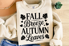 Fall Breeze Autumn Leaves Svg | Halloween Svg | Shirt Svg Product Image 2