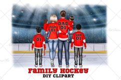 Hockey Family clipart: &quot;HOCKEY CLIPART&quot; Hockey jerseys PNG Product Image 1
