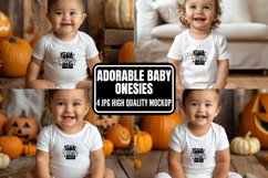 Adorable baby onesies Mockup, baby onesies Mockup Product Image 1