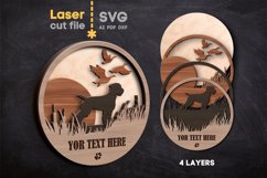 German Pointer Dog SVG laser cut files for Glowforge Product Image 1
