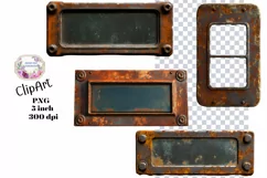 Rusty Things, Grunge, Metal, Ephemera, PNG, Clipart Product Image 1