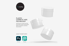 Plastic Cream Jars - PSD Mockup Product Image 1