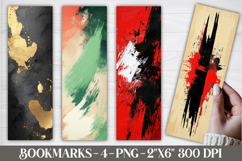 Abstract Oil Painting Printable Bookmarks Product Image 1