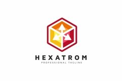 Hexagon Digital Arrows Logo Product Image 1