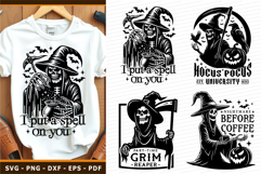 Halloween SVG, Skeleton SVG, Halloween T shirt designs Product Image 1