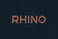 Rhino Rough Bold Distressed Display Font Product Image 1