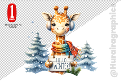 Hellow Winter Clipart - PNG File Product Image 2