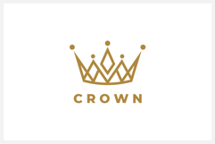 Crown Logo Design Vector Illustration Product Image 2