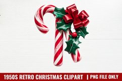 1950s Retro Christmas Sublimation PNG Product Image 1