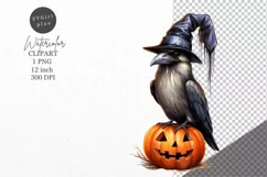 Halloween clipart, Raven clipart, Autumn clipart Product Image 1