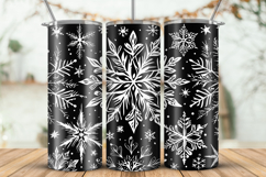 20oz Tumbler laser svg wrap|Christmas Snowflake svg Product Image 1