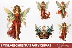 Vintage Christmas Cinema Clipart PNG Product Image 1