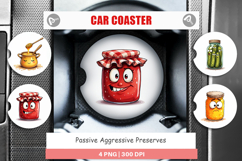 Aggressive Preserves Car Coaster Product Image 1