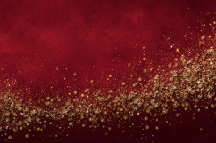 A luxurious red background with gold glitter and sparkles Product Image 1