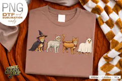 Halloween Orange Cat PNG DTF Cute Tabby Costume Cats Design Product Image 7