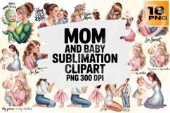 Tender Moments Mom &amp; Baby Love PNG Pack Product Image 1