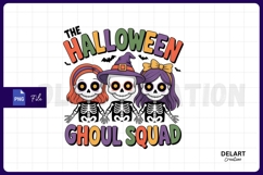 Ghoul Squad Halloween Sublimation PNG Design Product Image 1