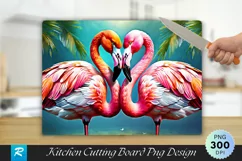 Love Concept Shape Heart of Couple Cutting Board PNG Design Product Image 1
