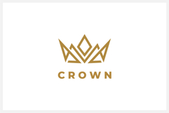 Abstract Crown Logo Design Vector Illustration Product Image 2