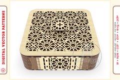 Box Organizer v3 - laser cut file - Glowforge ready SVG Product Image 1