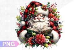 Christmas Santa Sublimation - Clipart PNG Design Product Image 1