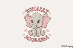 Totally Adorable PNG, Baby Animal Nursery Sublimation PNG Product Image 2