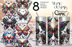 Magic Butterfly | skinny tumbler Sublimation design bundle Product Image 1