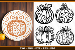 Pumpkin line art SVG, Pumpkin Signs SVG, Thanksgiving SVG, Product Image 1
