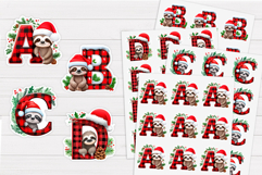 Christmas Letter Sticker Bundle. Christmas Sticker Printable Product Image 2