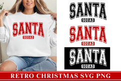 Santa Squad Christmas Svg, Festive Holiday Quote svg Product Image 1
