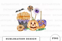 Halloween Pumpkin sweet party PNG Product Image 1